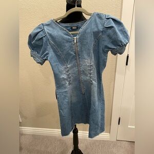Girls denim dress